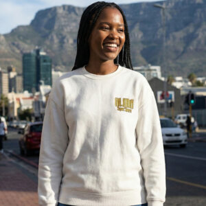 KILINDA SuperShero Crewneck Embroidered Sweatshirt