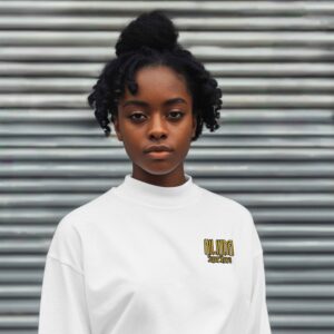 KILINDA SuperShero Crewneck Embroidered Sweatshirt