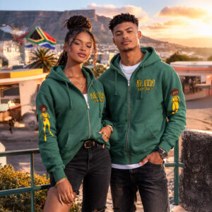 KILINDA SuperShero "Unique" Unisex Fleece Zip Up Hoodie!