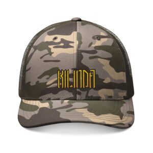 KILINDA SuperShero Camouflage Trucker Hat (Embroidery)